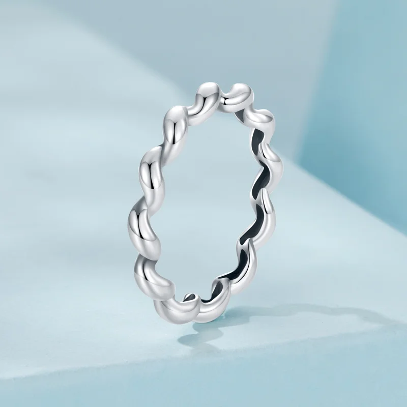 (Bild für) PANDORA Style Gedrehter Metallring - SCR1047 - Ansicht 2