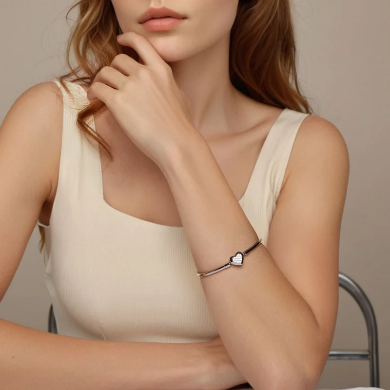 (Bild für) PANDORA Style Herz Basic Armband - BSB192 - Ansicht 7