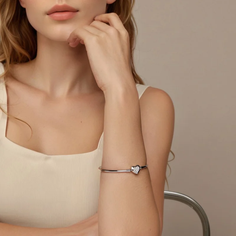 (Bild für) PANDORA Style Herz Basic Armband - BSB192 - Ansicht 8