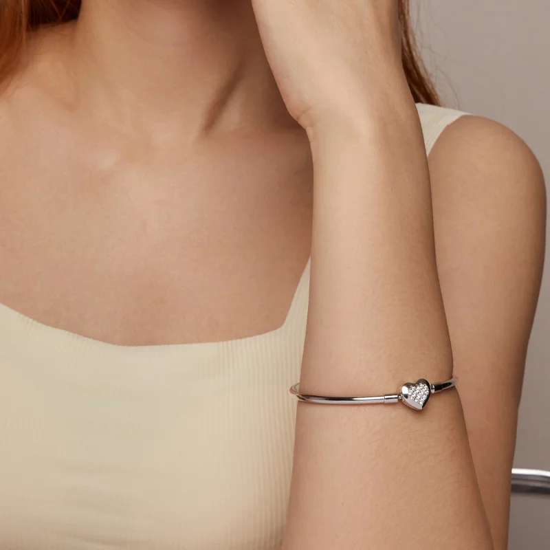 (Bild für) PANDORA Style Herz Basic Armband - BSB192 - Ansicht 9