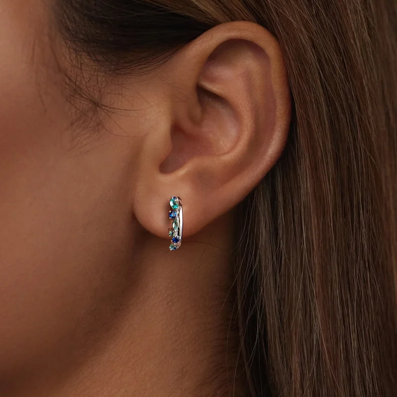 (Bild für) PANDORA Style Kiesel Ohrringe - BSE1059 - Ansicht 6