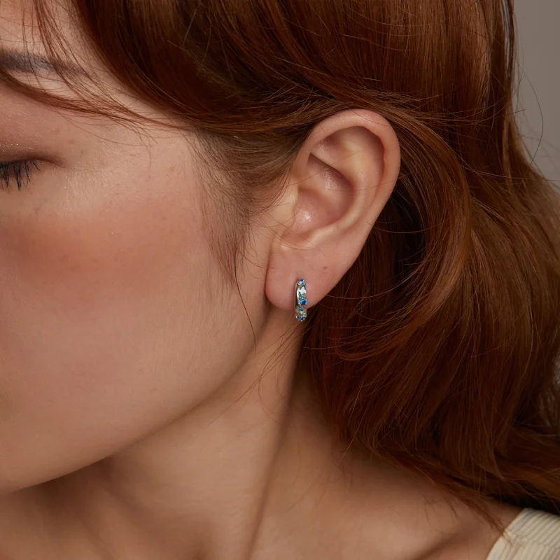 (Bild für) PANDORA Style Kiesel Ohrringe - BSE1059 - Ansicht 9