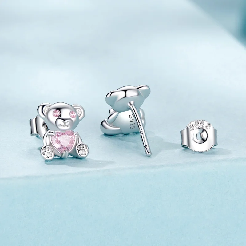(Bild für) PANDORA Style Love Bear Ohrringe - SCE1774 - Ansicht 2