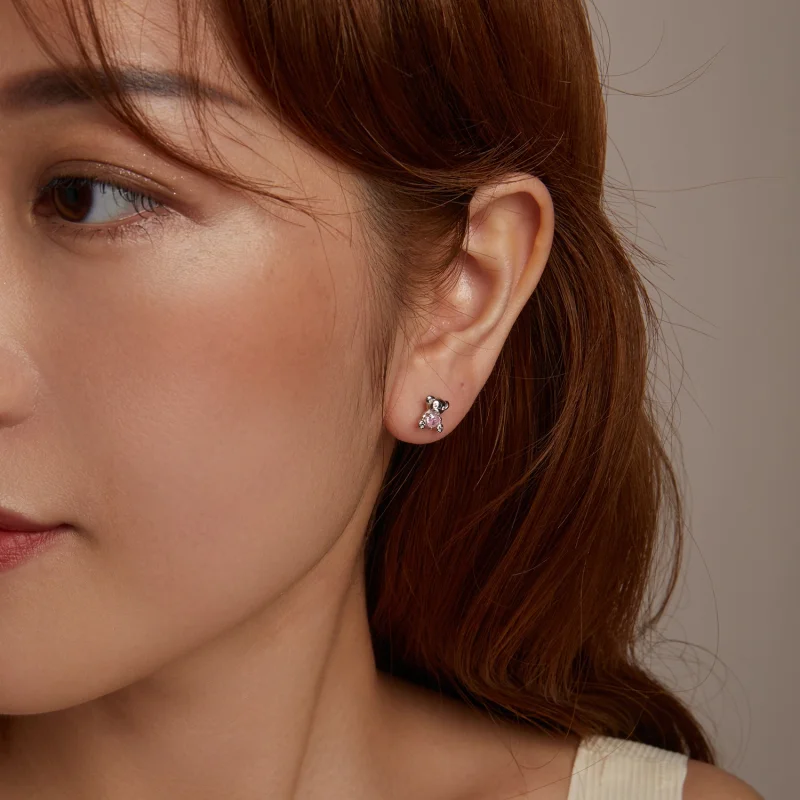 (Bild für) PANDORA Style Love Bear Ohrringe - SCE1774 - Ansicht 10