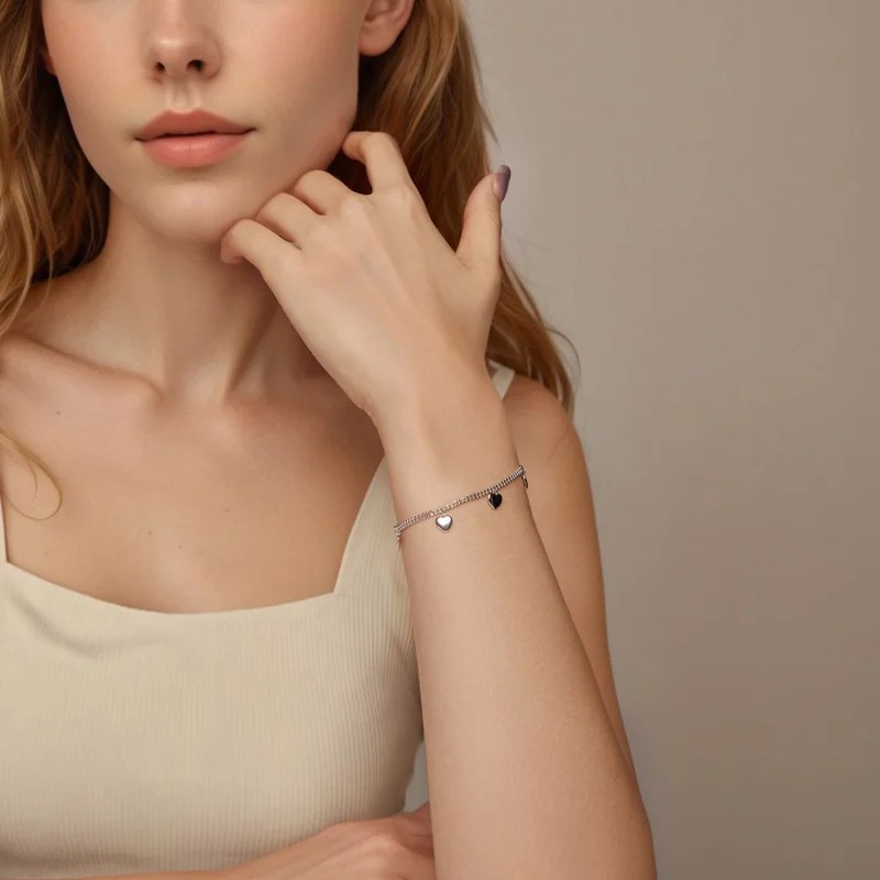 (Bild für) PANDORA Style Love Doppelschicht Perlen Armband - BSB190 - Ansicht 8