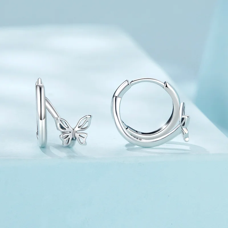 (Bild für) PANDORA Style Schmetterlings-Ohrringe - SCE1766 - Ansicht 2
