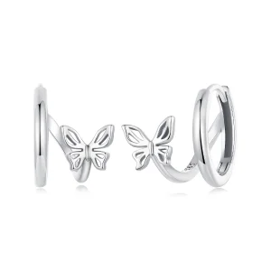 (Bild für) PANDORA Style Schmetterlings-Ohrringe - SCE1766