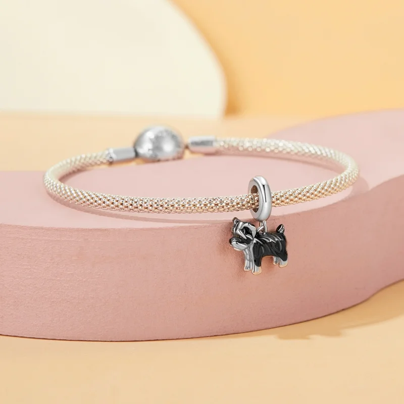 (Bild für) PANDORA Style Schnauzer Anhänger - SCC2835 - Ansicht 3