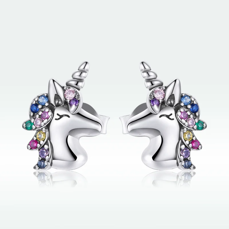(Bild für) PANDORA Style Spitz Pony Stud - BSE496 - Ansicht 3