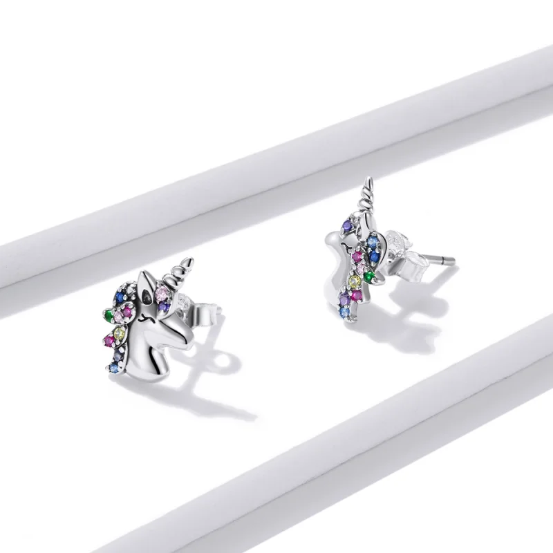 (Bild für) PANDORA Style Spitz Pony Stud - BSE496 - Ansicht 4