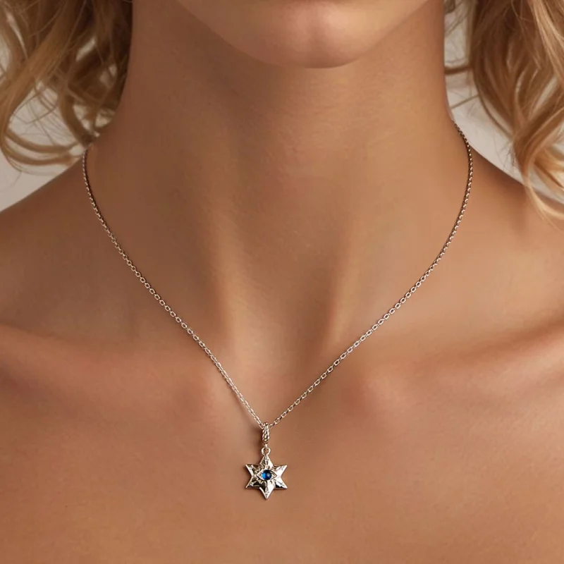 (Bild für) PANDORA Style Starburst Dämonenauge Halskette - BSN397 - Ansicht 4
