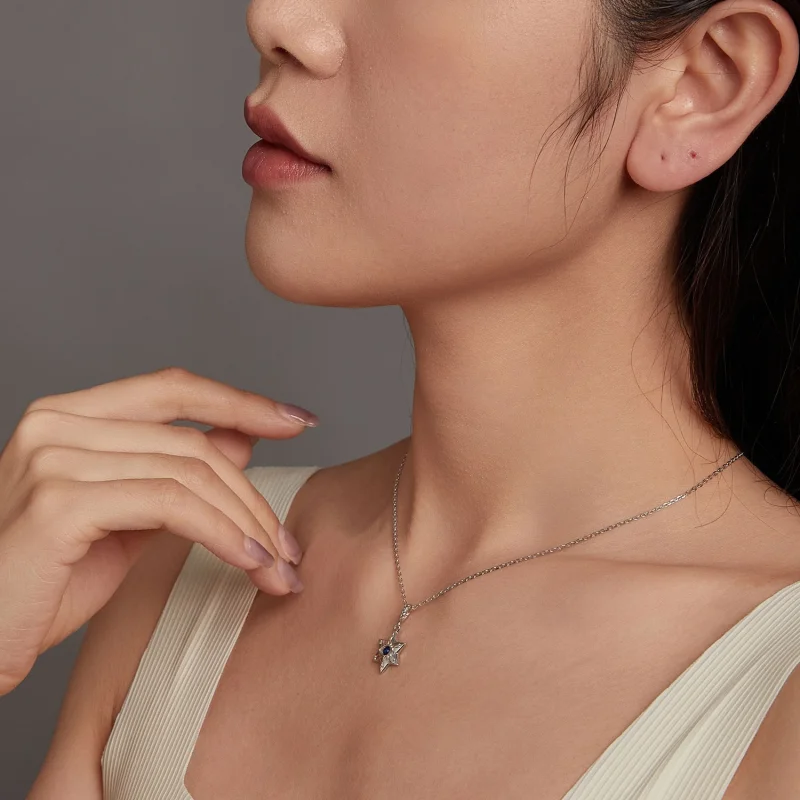 (Bild für) PANDORA Style Starburst Dämonenauge Halskette - BSN397 - Ansicht 8