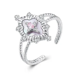 (Bild für) PANDORA Style Starlight Pink Shell Open Ring - YIR244-E