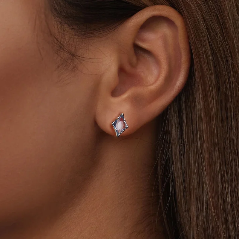 (Bild für) PANDORA Style Stern Ohrringe - BSE1050 - Ansicht 6