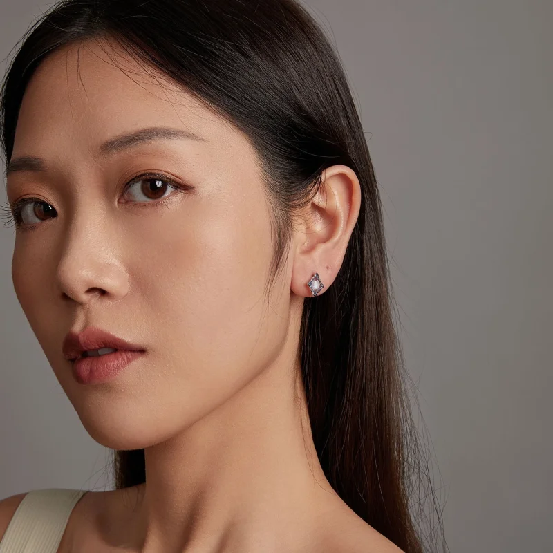(Bild für) PANDORA Style Stern Ohrringe - BSE1050 - Ansicht 10