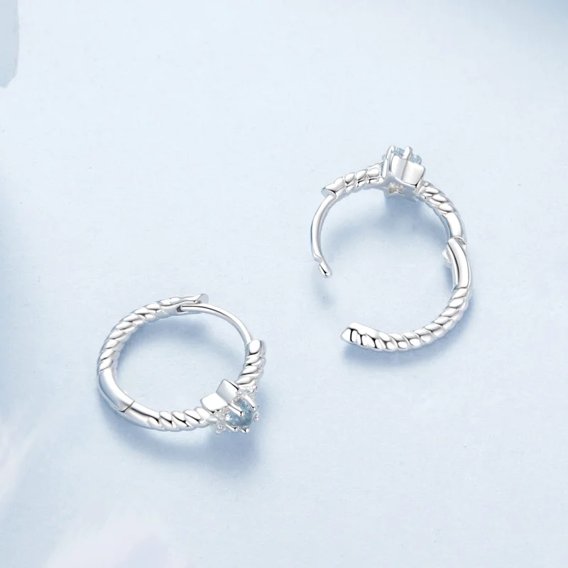 (Bild für) PANDORA Style Stern Ohrringe - BSE1090 - Ansicht 3