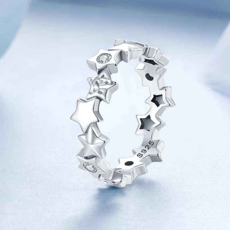 (Bild für) PANDORA Style Stern Ring - BSR585 - Ansicht 2