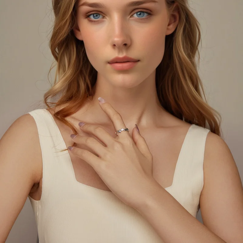 (Bild für) PANDORA Style Stern Ring - BSR585 - Ansicht 9