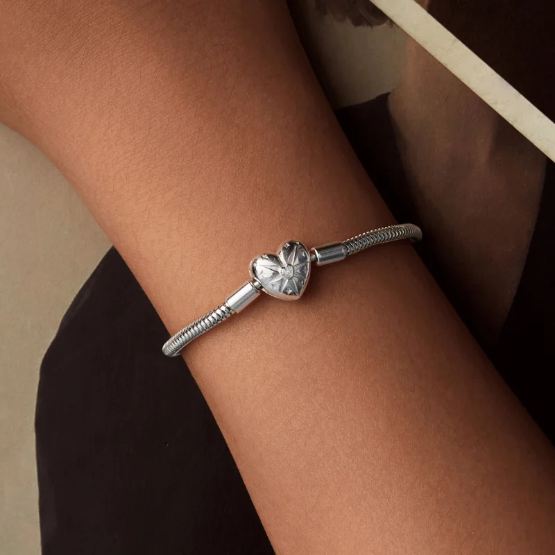 (Bild für) PANDORA Style Sternen-Herz Basic-Armband - BSB196 - Ansicht 8