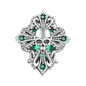 (Bild für) PANDORA Style Totenkopf-Kreuz-Perlen - BSC1063