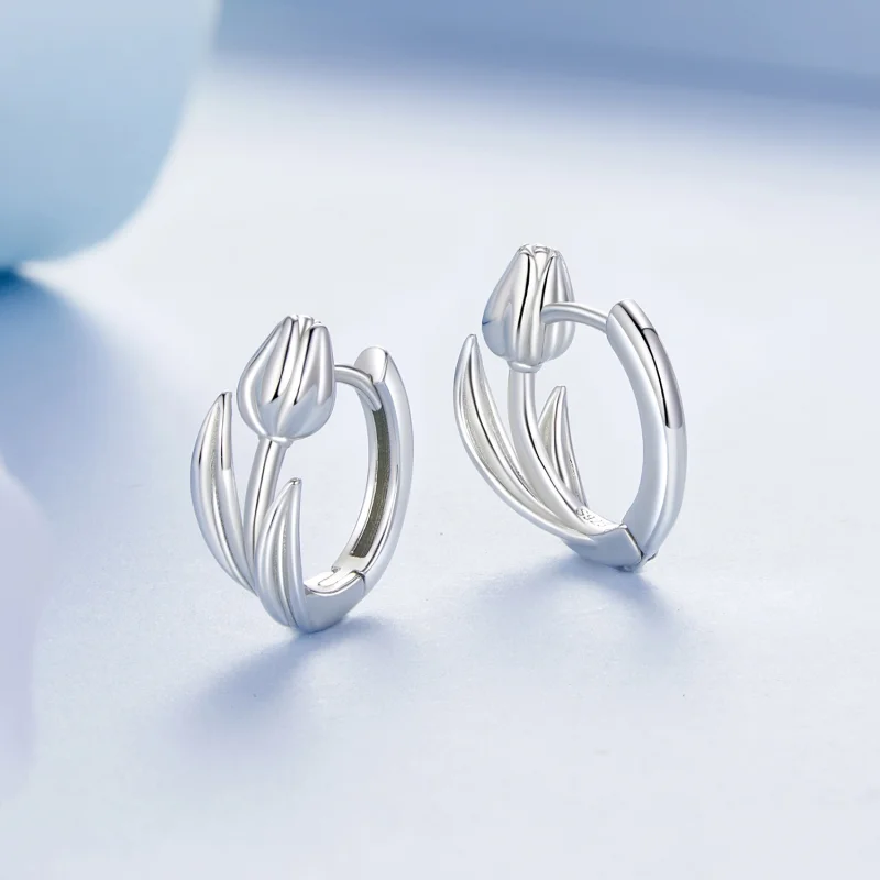 (Bild für) PANDORA Style Tulip Ohrringe - BSE1085 - Ansicht 3