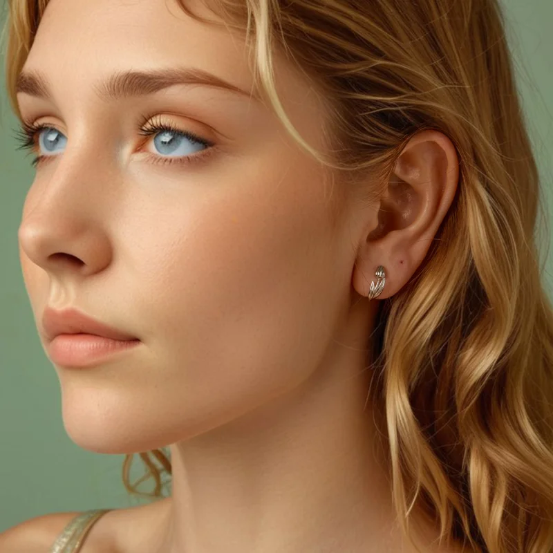 (Bild für) PANDORA Style Tulip Ohrringe - BSE1085 - Ansicht 7