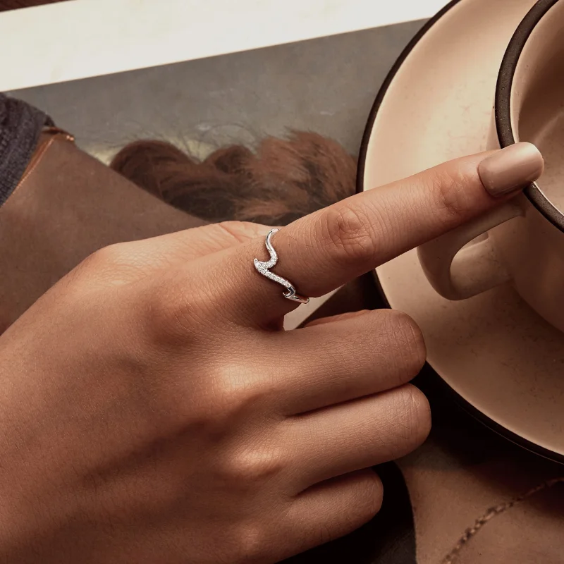 (Bild für) PANDORA Style Wellenring - BSR587 - Ansicht 8