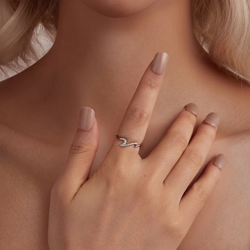 (Bild für) PANDORA Style Wellenring - BSR587 - Ansicht 9
