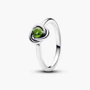 (Bild für) Pandora August Frühlingsgrüner Ewigkeitsschleifen-Ring - 192993C08