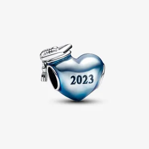 (Bild für) Pandora Blue 2023 Abschluss-Herzanhänger - 792590C01