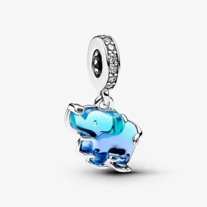 (Bild für) Pandora Blue Murano Glas Elefanthänger - 793339C01