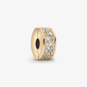 (Bild für) Pandora Clear Pavé Clip Charm - 768658C01