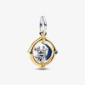 (Bild für) Pandora Disney Mickey Mouse & Minnie Mouse Zweifarbiger Drehender Mond-Anhänger - 762955C01