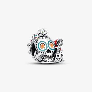 (Bild für) Pandora Disney Pixar Coco Miguel & Dante Totenkopf-Leucht-im-Dunkeln-Anhänger - 792817C01