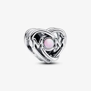 (Bild für) Pandora Durchbrochenes Mama- & Herz-Charm - 793233C01
