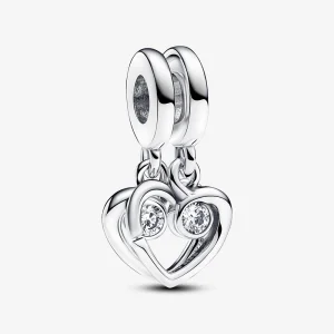 (Bild für) Pandora Forever & Always Splittable Dangle Charm - 793232C01