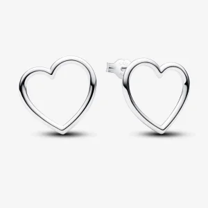 (Bild für) Pandora Front-facing Heart Stud Earrings - 293077C00