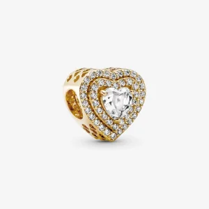 (Bild für) Pandora Funkelndes Ebenen-Herzen Charm - 759517C01