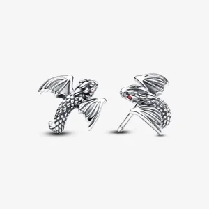 (Bild für) Pandora Game of Thrones Gebogene Drachen Stecker Ohrringe - 292970C01