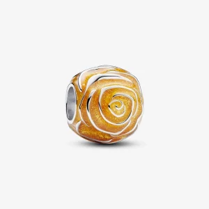 (Bild für) Pandora Gelbe Rose in Blüte Charm - 793212C02