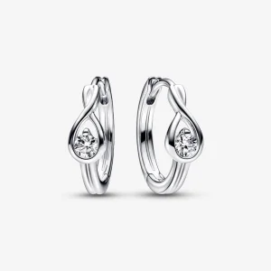 (Bild für) Pandora Infinite Im Labor gezüchtete Diamant-Ohrringe 0,20 Karat zus. Sterling Silber - 292412C01