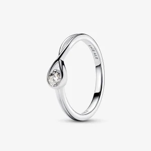 (Bild für) Pandora Infinite Laborgezüchteter Diamantring 0,15 Karat zus. Sterlingsilber - 199441C01