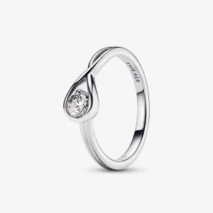 (Bild für) Pandora Infinite Laborgezüchteter Diamantring 0,25 Karat zus. Sterling Silber - 199442C01
