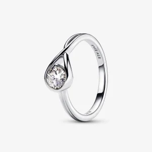 (Bild für) Pandora Infinite Laborgezüchteter Diamantring 0,50 Karat zus. Sterlingsilber - 199445C01
