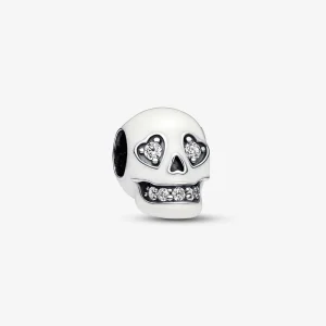 (Bild für) Pandora Leuchtend-im-Dunkeln-Funkelnder-Totenkopf-Anhänger - 792811C01