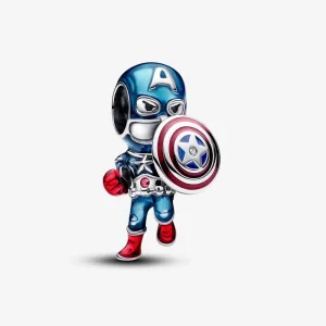 (Bild für) Pandora Marvel The Avengers Captain America Charm - 793129C01