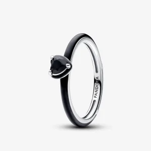 (Bild für) Pandora ME Black Chakra Heart Ring - 193088C01