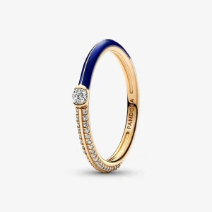 (Bild für) Pandora ME Pavé & Blauer Doppelring - 162528C01