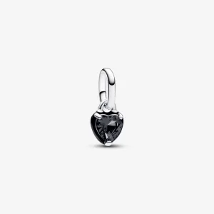 (Bild für) Pandora ME Schwarzer Chakra-Herz Mini-Anhänger - 793042C01