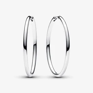 (Bild für) Pandora Moments 40 mm Charm-Hoop-Ohrringe - 293336C00